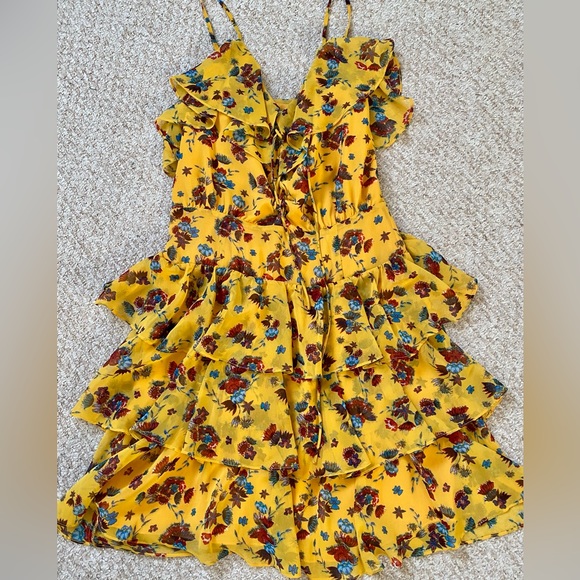 Rebecca Minkoff Marla Dress in Yellow - Picture 4 of 7